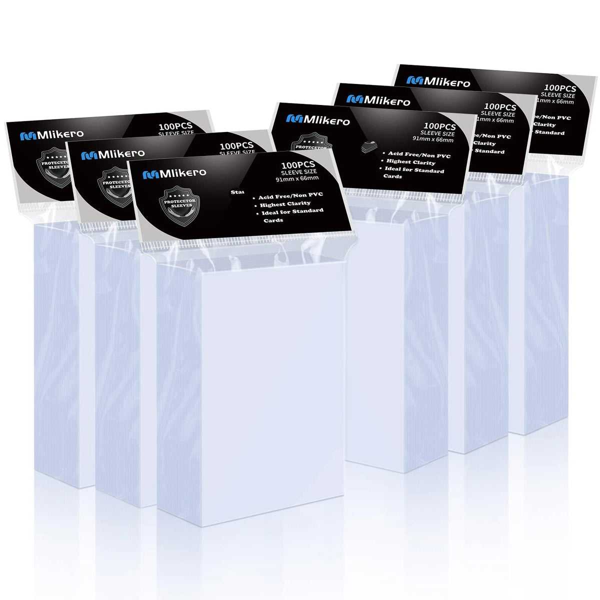 600 Clear Soft Polypropylene Card Sleeves for MTG TCG Baseball Football