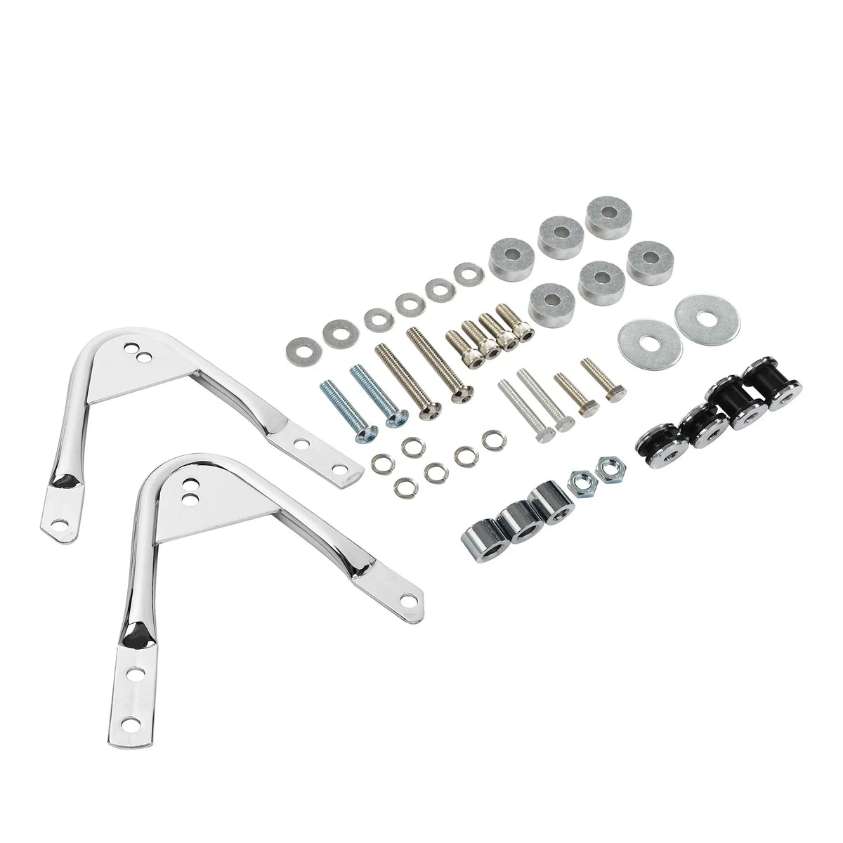 2X Luggage Rack Rear Docking Hardware Kit for Harley Electra Glide (1997–2008)