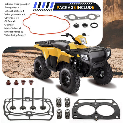 Cylinder Head Gasket & Valves Kit for Polaris RZR S 4 800 (2008–2010)