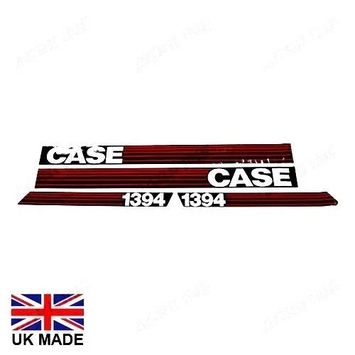 Replacement Bonnet Decal Set for David Brown 1394 Tractor (1975–1980)