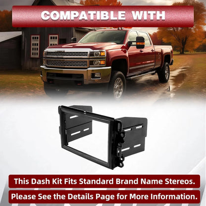 2Din Dash Kit Harness for GMC Sierra (2007–2014) & Suzuki XL-7 (2007–2009)