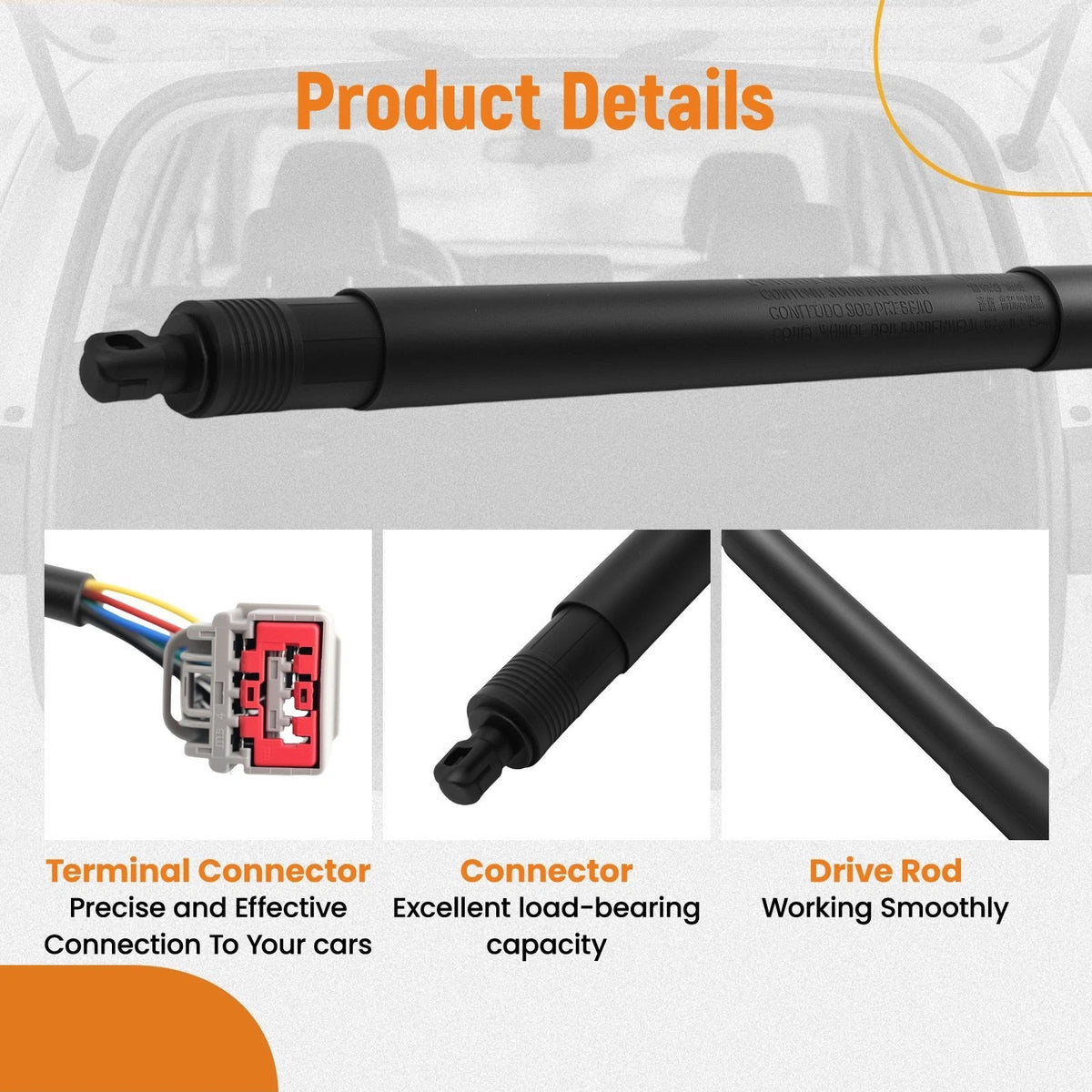 Tailgate Lift Supports Strut for Lincoln MKX Ford Edge (2011–2015) H7FM6O, BT4Z78431A78B