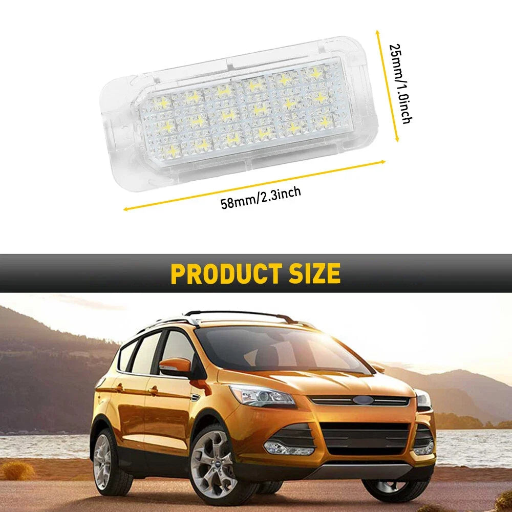 2Pcs LED License Plate Light for Ford Explorer Fiesta Escape Expedition (US)