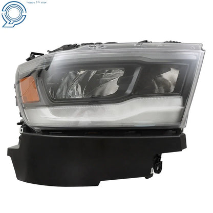Full LED Headlight for Dodge RAM 1500 (2019–2023) Right Side Black Housing
