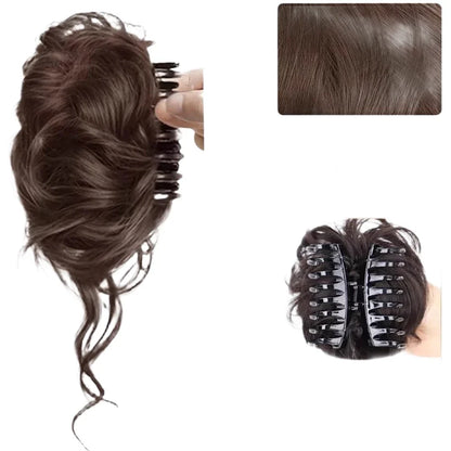 Handmade Hair Tie Claw Clip for Thick Hair Bun Styling Tool