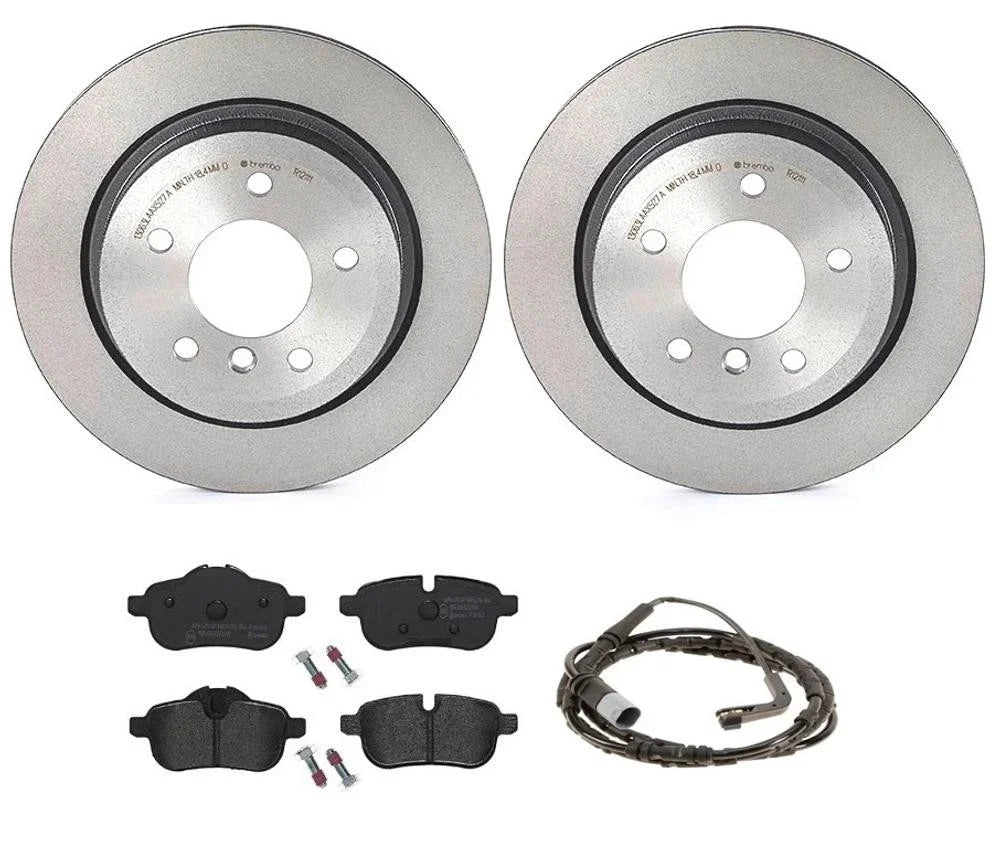 Brembo Rear Brake Kit with Low-Met Pads & Sensor for BMW Z4 (E89)