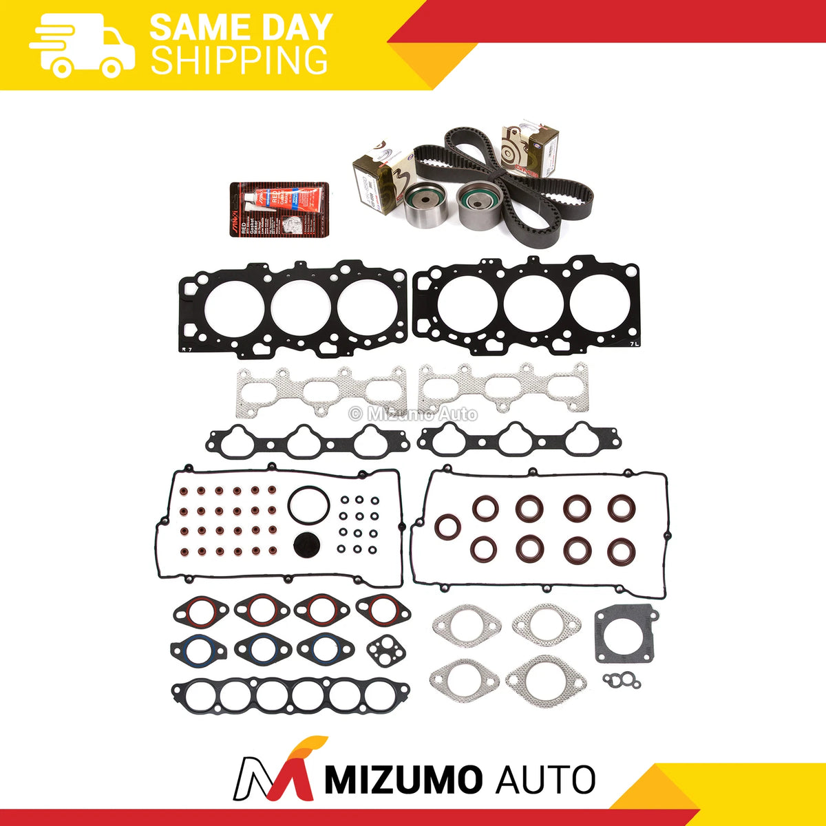 Head Gasket Set & Timing Belt Kit for Hyundai Sonata Kia 2.7 (2004–2009) MA-4216976818, HS26276PT-1, TS26315