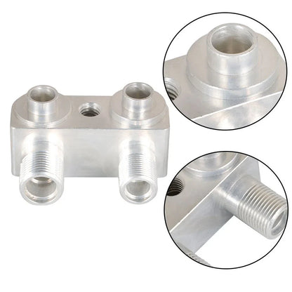 CNC Machined Adapter Fitting for LSX LS1 Swap AC Compressor