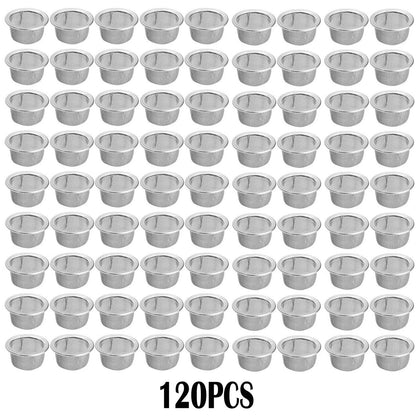 120PC Metal Filter Screen for Tobacco Smoking Pipe