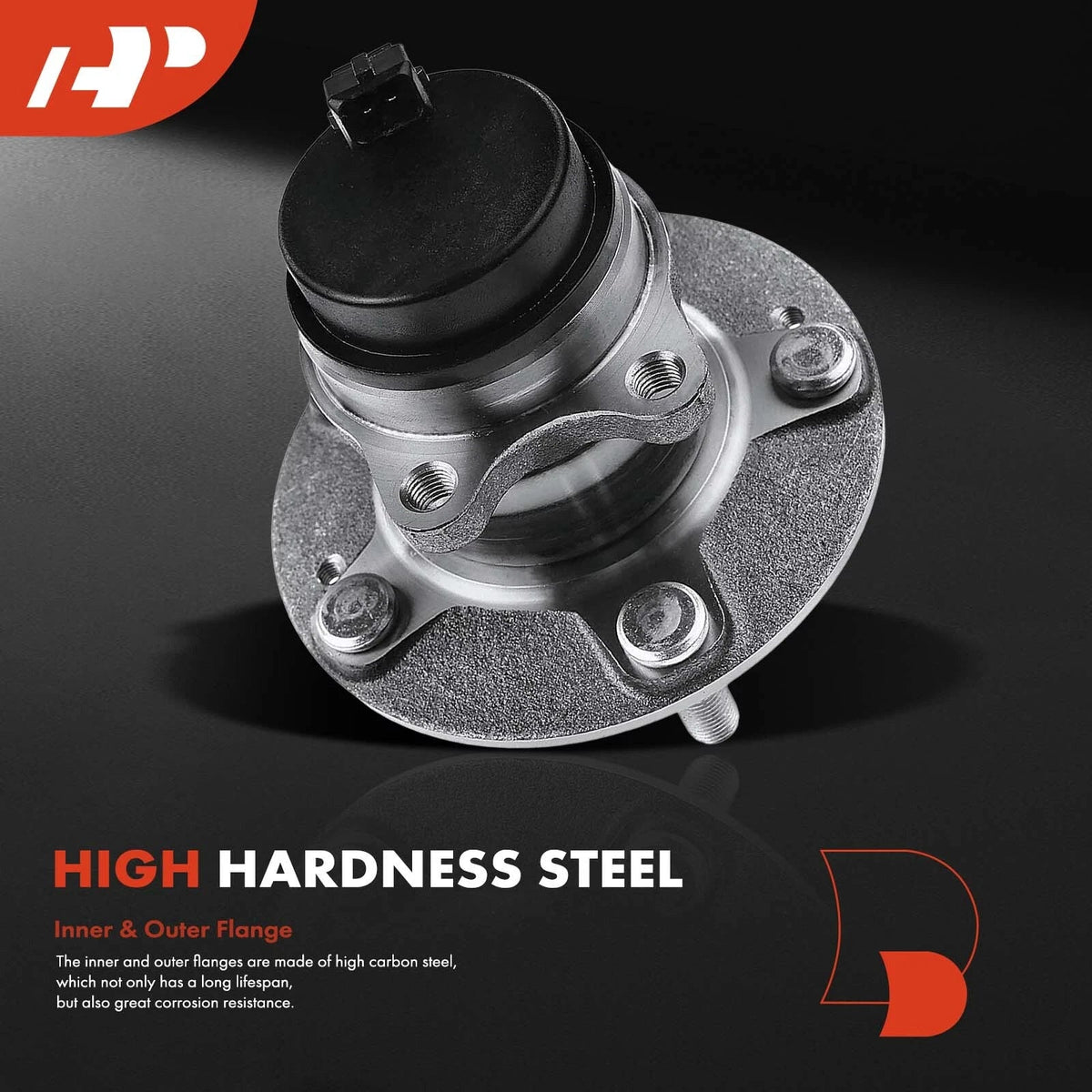 2X Rear Wheel Hub & Bearing Assembly with ABS for Kia Forte Koup (2010–2013)