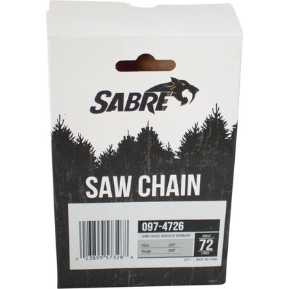 SABRE Chainsaw Chain for Oregon 362, Jonsered 45 (K2C-072G, J72, H2172, 097-4726)