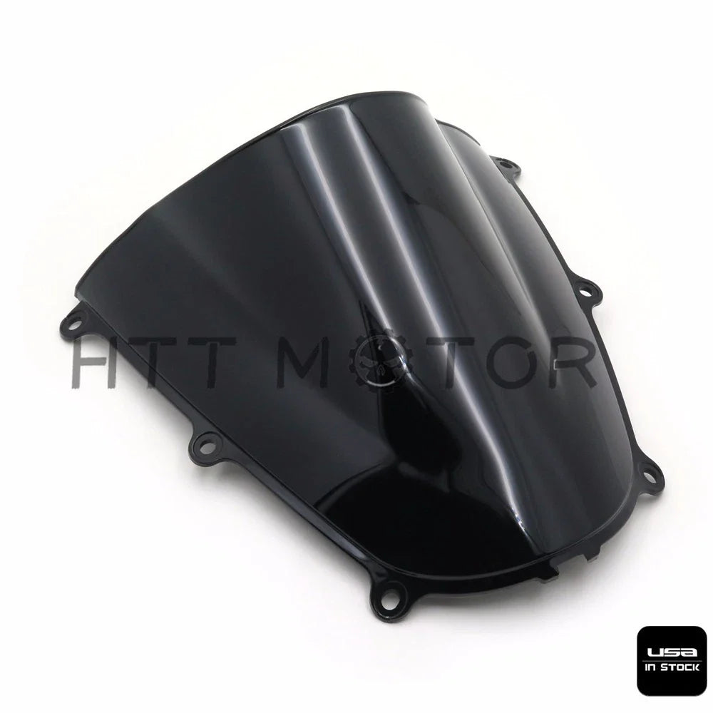 Smoke Black Double Bubble Windscreen for Honda CBR600RR (2005–2006)