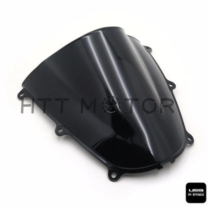Smoke Black Double Bubble Windscreen for Honda CBR600RR (2005–2006)