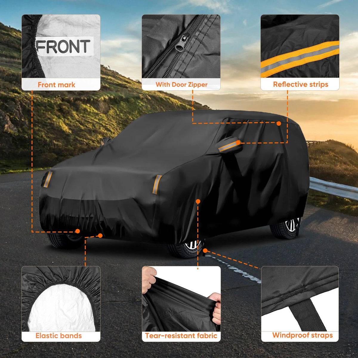 Waterproof SUV Car Cover for Mazda CX-5 (2023) - Rain UV Dust Protection