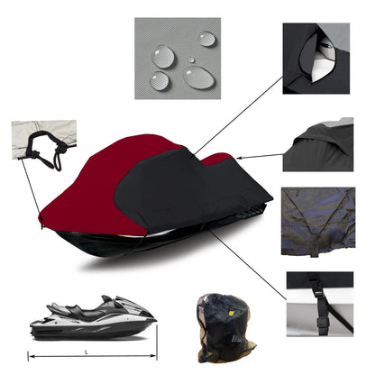 Heavy Duty Trailerable Jet Ski Cover for Honda Aqua Trax F-12X/F-12 (2002–2006)