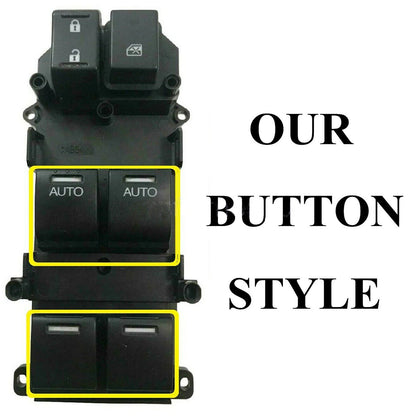 Driver Left Master Power Window Door Switch for Honda Accord (2008–2012) 35750-TA0-A32, 35750TA0A31