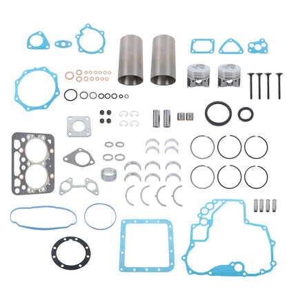 Engine Rebuild Kit Overhaul Set STD with Liner for Kubota T1600H