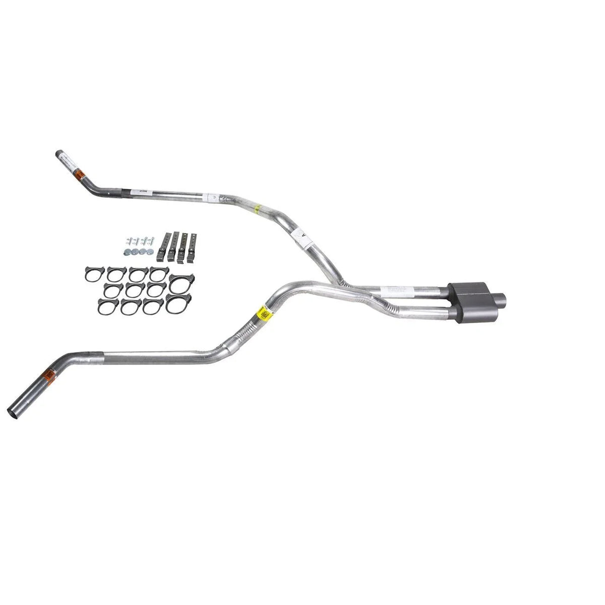 Dual Exhaust 2.5" Pipe & 1 Chamber Muffler for Ram (1994–2001)