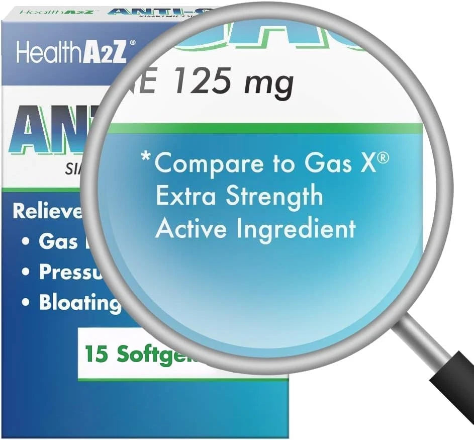 Gas Relief Simethicone 125mg for Stomach Discomfort