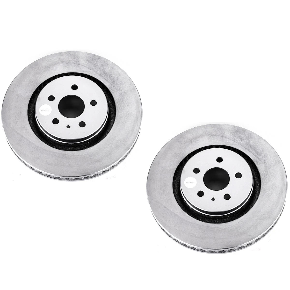 Set of 2 Powerstop Brake Discs Front AWD for Ford Edge (2015–2022)
