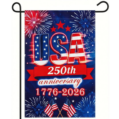250th Anniversary Garden Flag for USA (12x18 inches)
