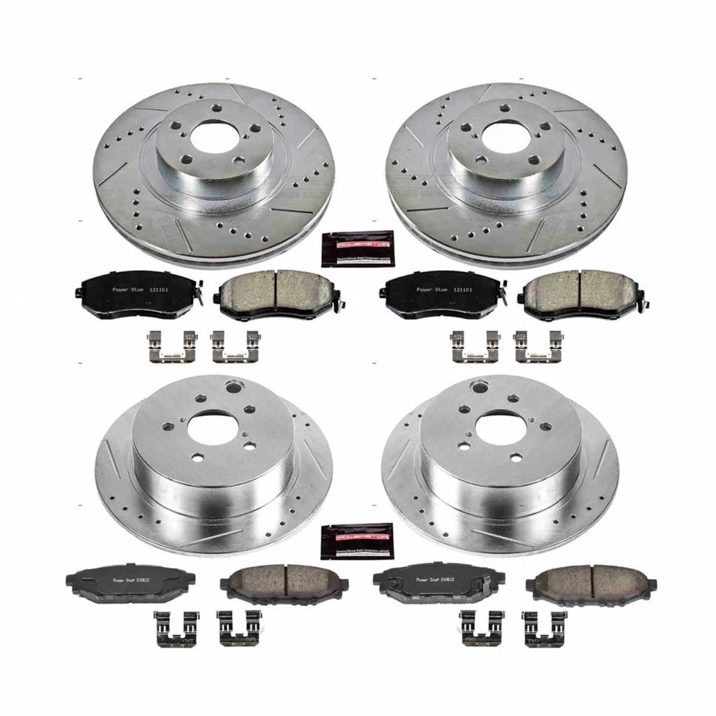 Power Stop Brake Kit Z23 Evolution for Subaru Forester (2014–2018) TLX-psbK6762-CL360A70