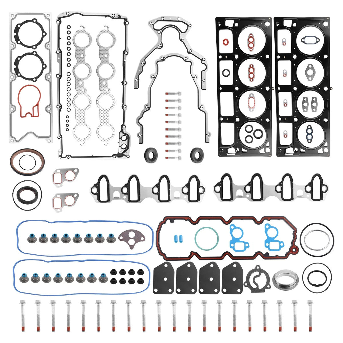 Full Engine Gasket Set w/ Bolts for GMC Sierra 1500, Yukon XL 1500 (2007–2014)