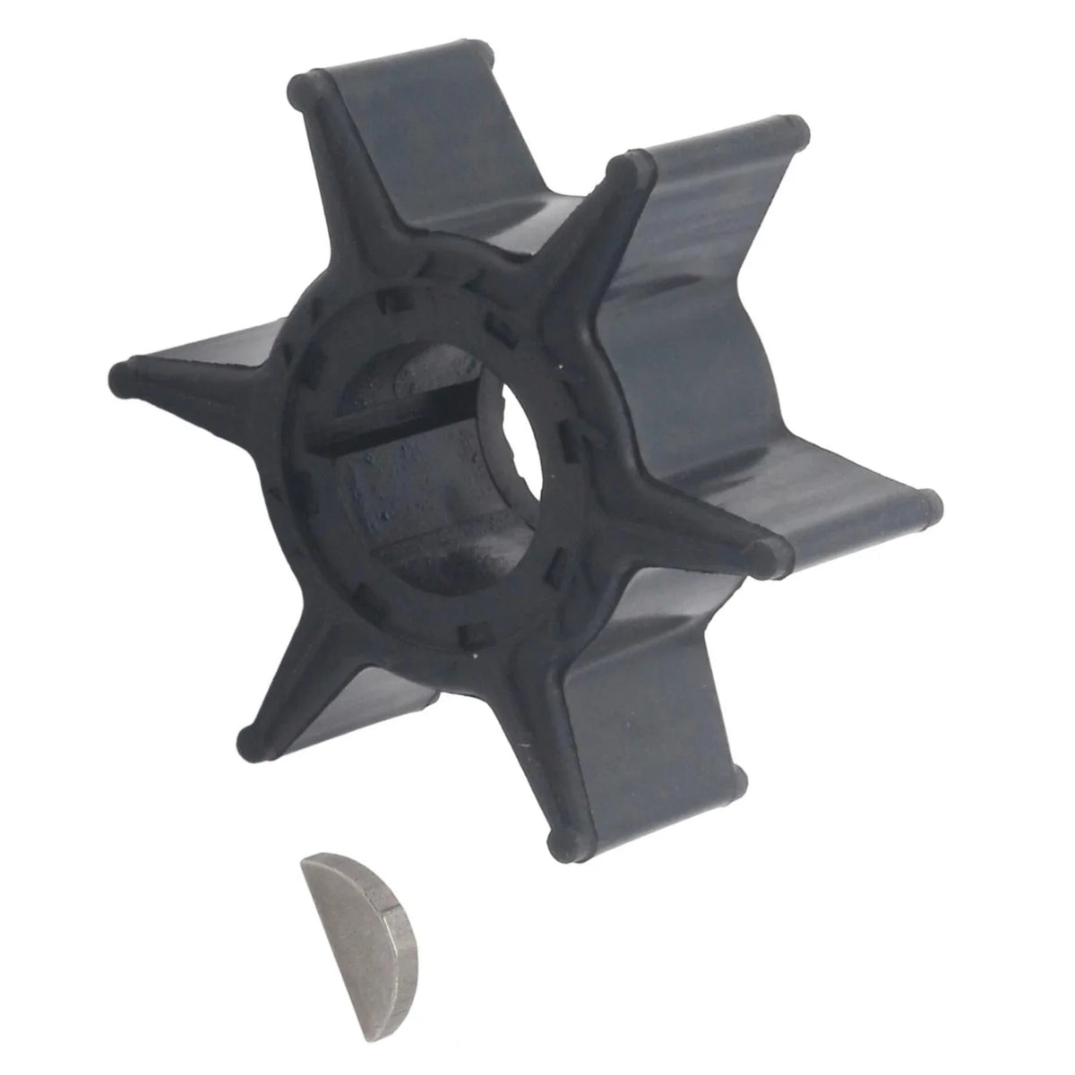 Water Pump Impeller & Key for Yamaha Outboard (6H4-44352-01, 6H4-44352-00)