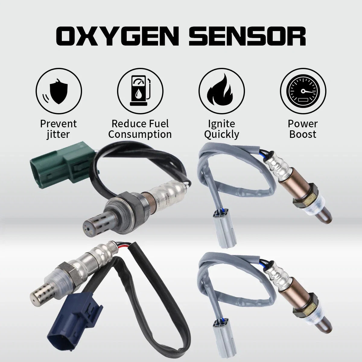 Set of 4 Oxygen Sensors for Nissan Pathfinder Frontier Xterra (2008–2010)