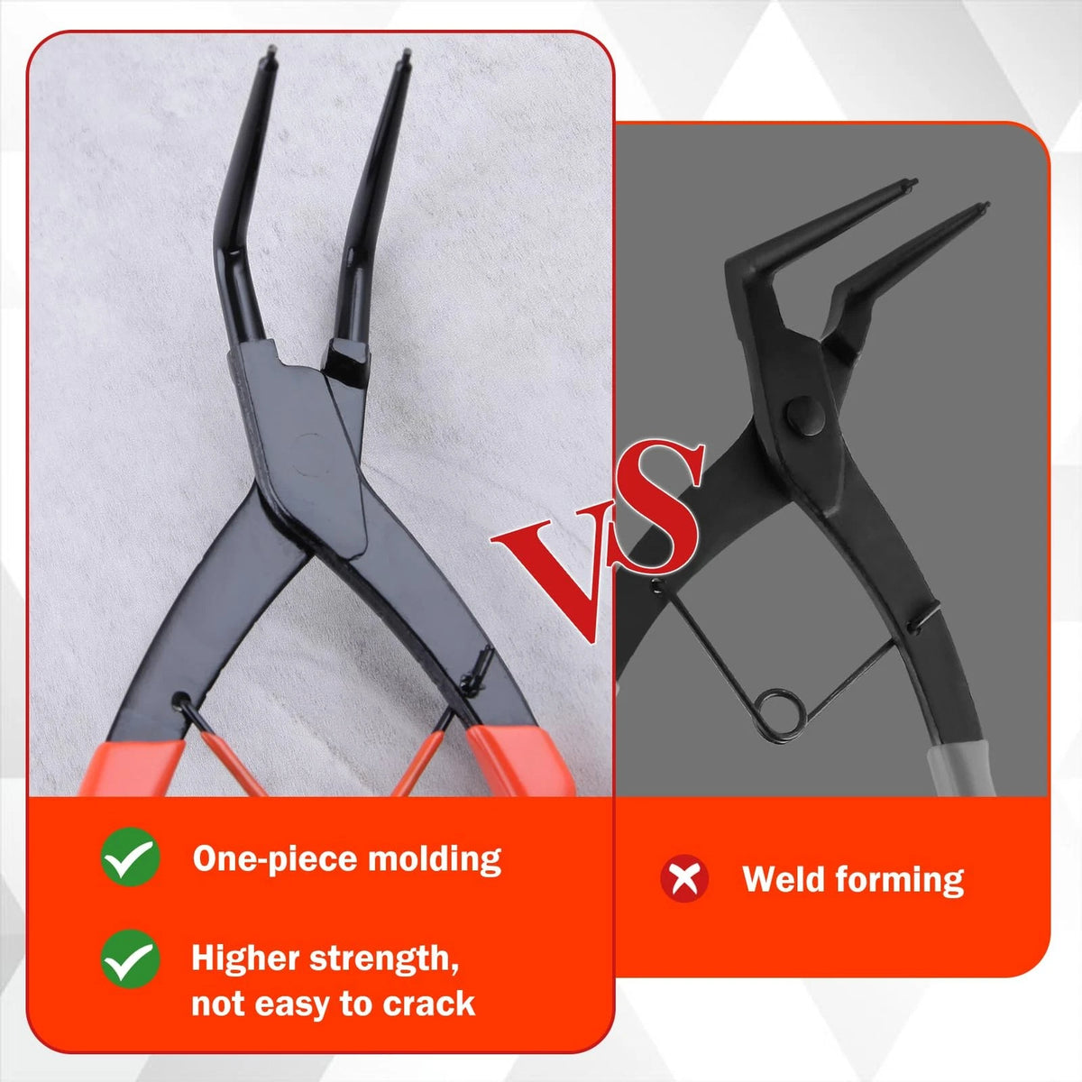 Internal Master Cylinder Snap Ring Pliers for Automotive (90 Degree)
