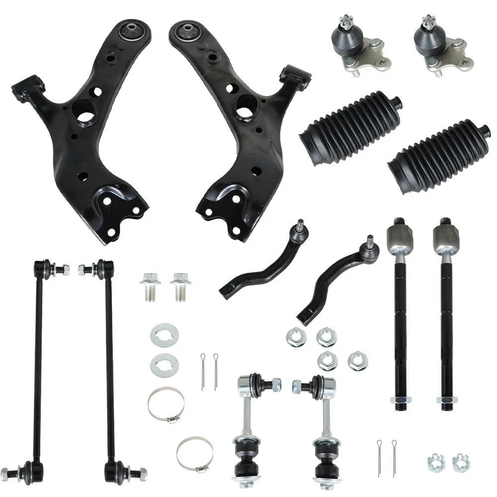 Set of 2 Front Lower Control Arm Ball Joint Tie Rod Kit for Toyota RAV4 (2006–2018) BCK96129K