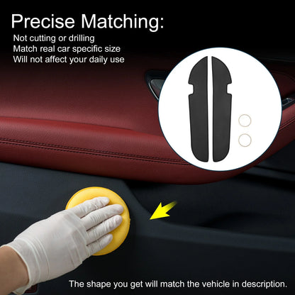 Set of 1 Car Door Anti Kick Pad Sticker Protector for Honda Odyssey (2015–2019)