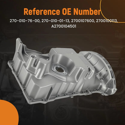 Lower Oil Pan for Mercedes-Benz GLA250 GLA45 AMG (2015–2020)