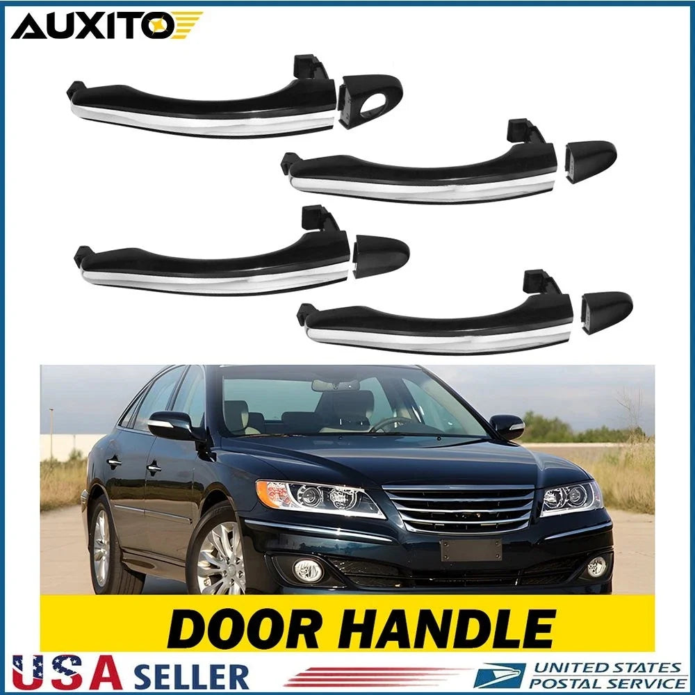 Chrome Outside Door Handle Set for Hyundai Azera (2006–2011)