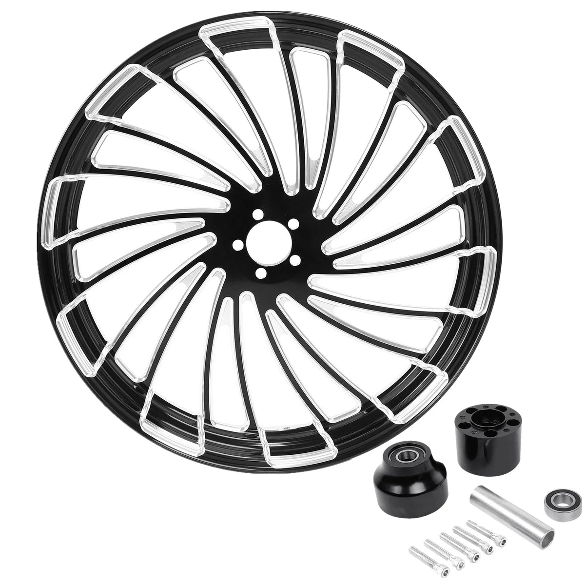 21" Front Wheel Rim & Single Disc Hub for Harley Touring (1997–2021)