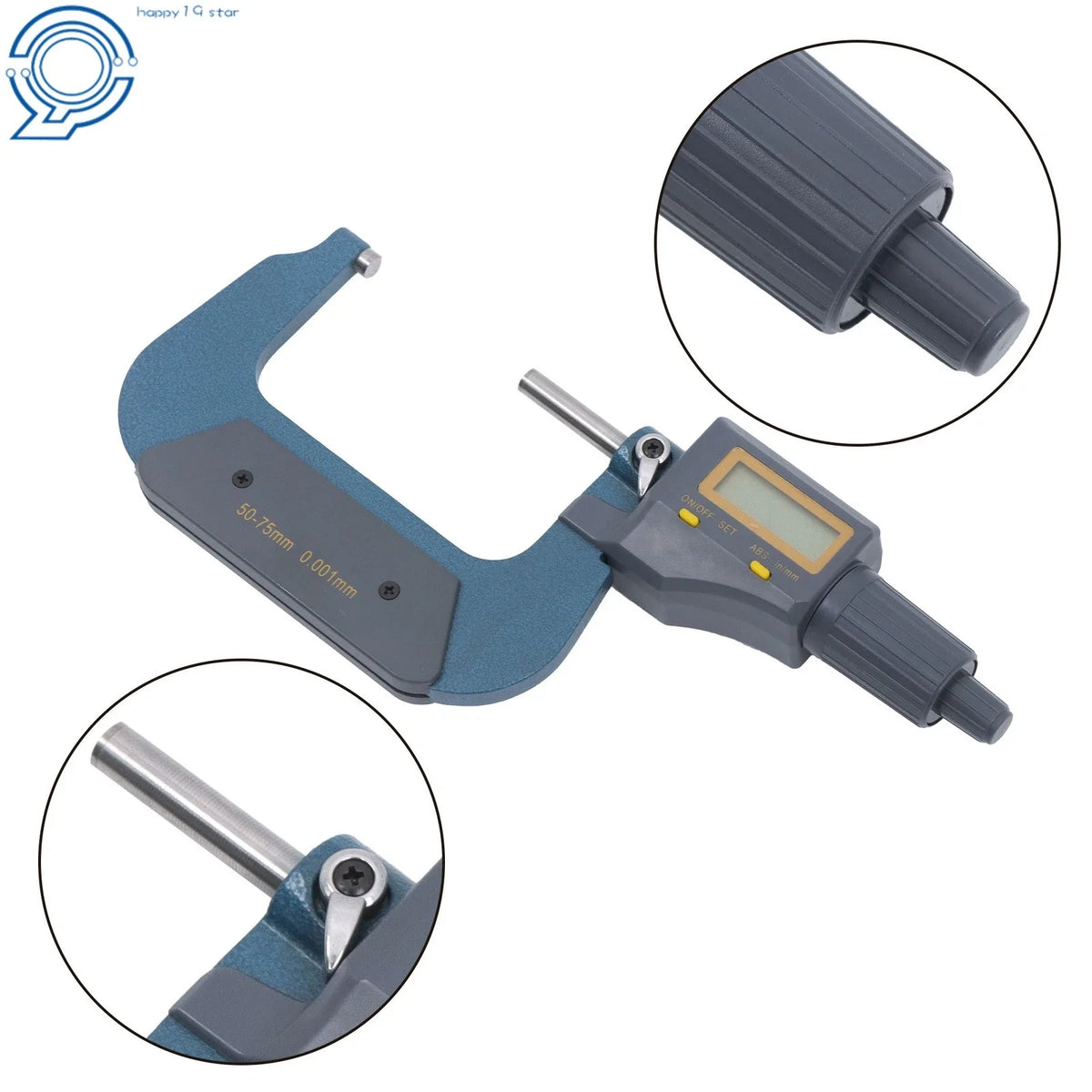 Digital Electronic Outside Micrometer 50-75mm for Automotive