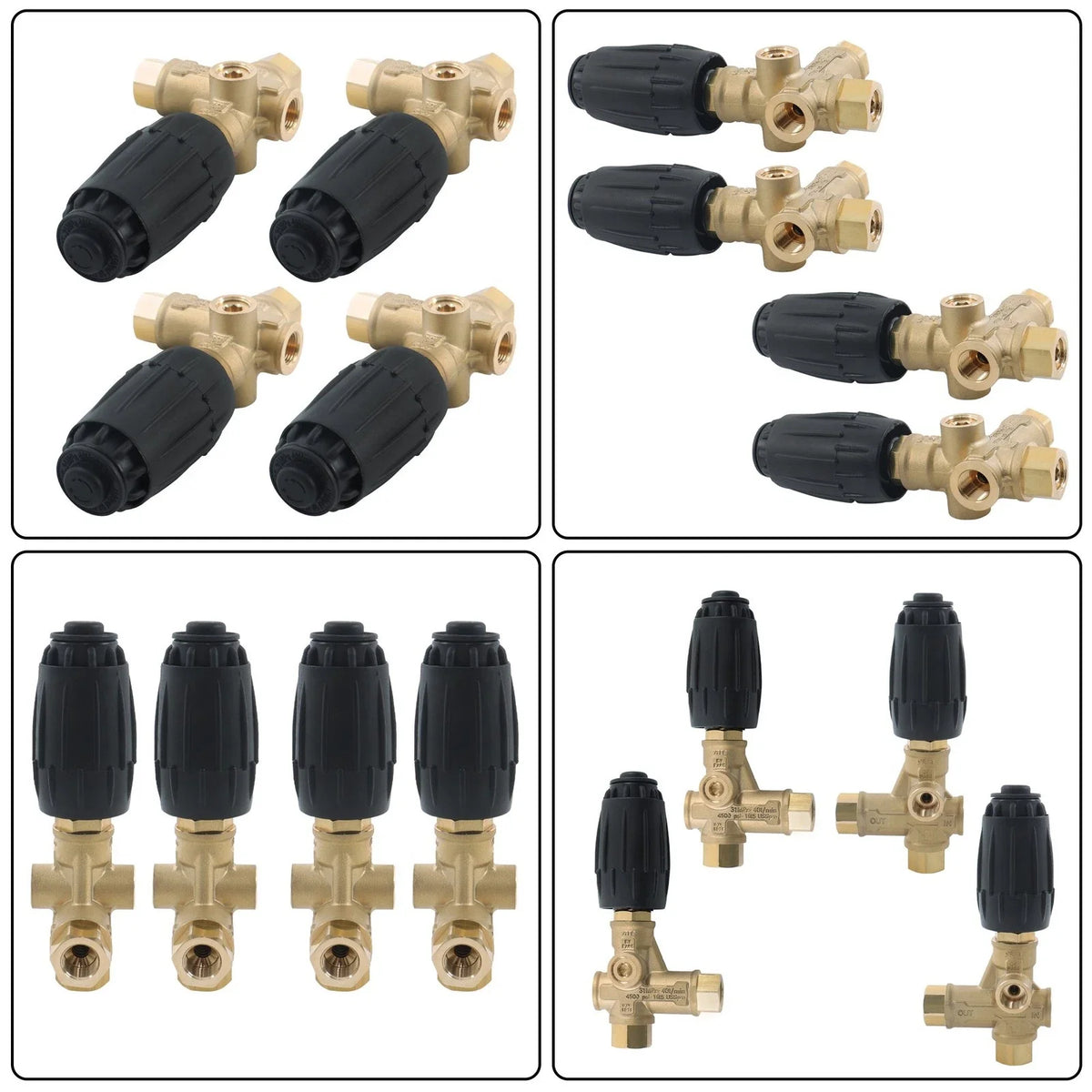 4X VRT3-310 Pressure Washer Pump 4350PSI 8GPM 3/8" FNPT Unloader Valve