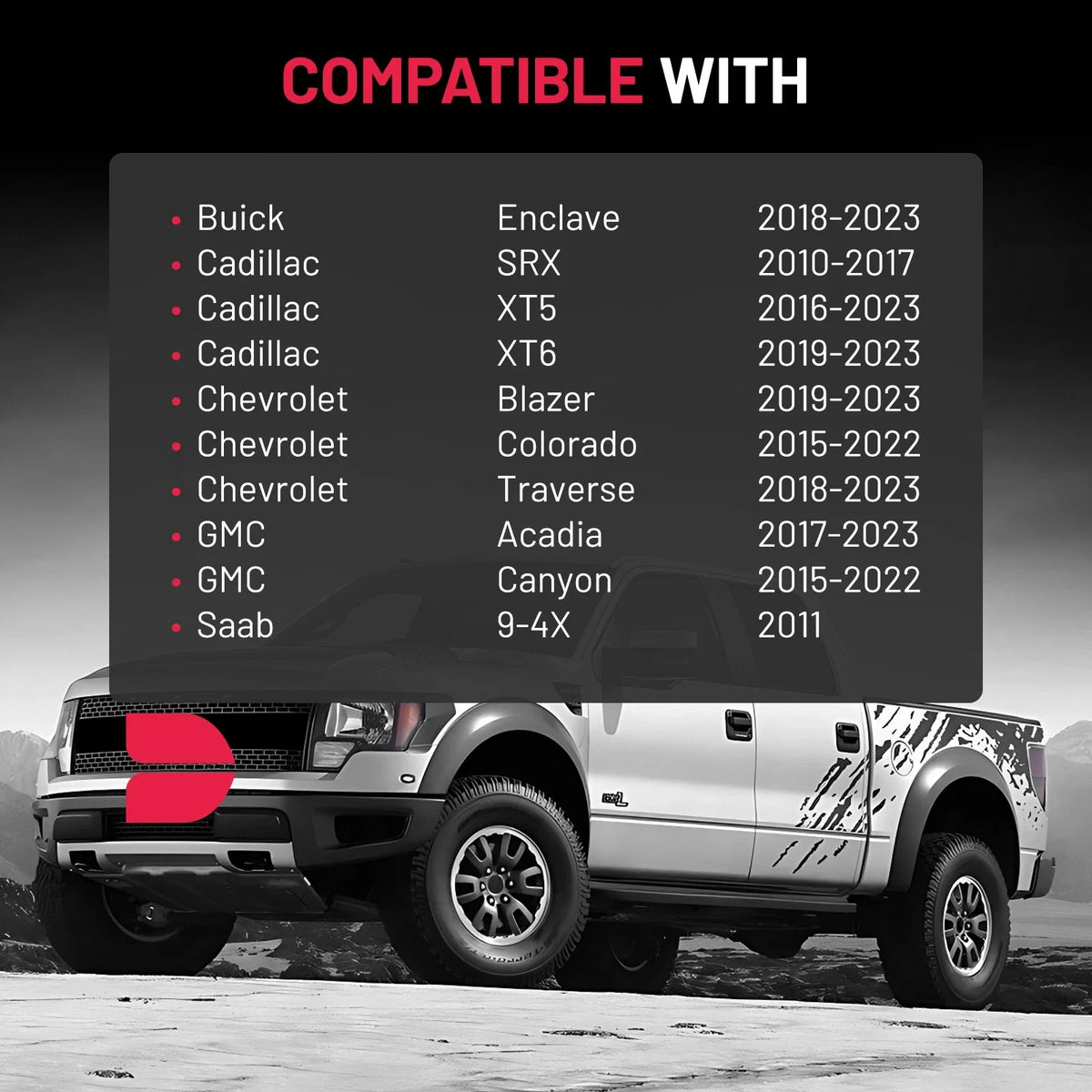 2" 6x120 Hub Centric Wheel Spacers for Chevrolet Colorado Traverse (2016–2021)