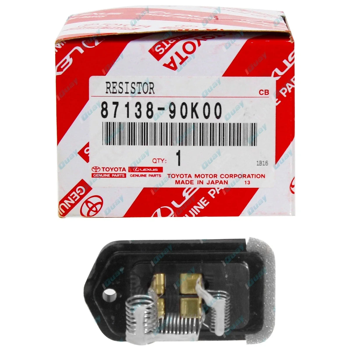 Genuine Toyota Heater Fan Resistor for Landcruiser Bundera LJ71 2.4L (1985-1990)