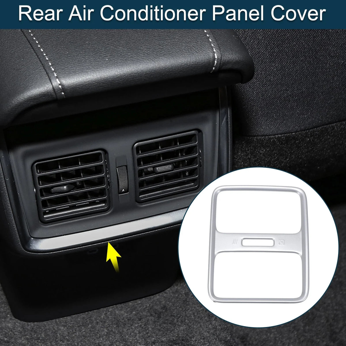 Rear Air Conditioner Panel Cover for Honda Vezel RV3/RV4/RV5/RV6 (2014–2021)