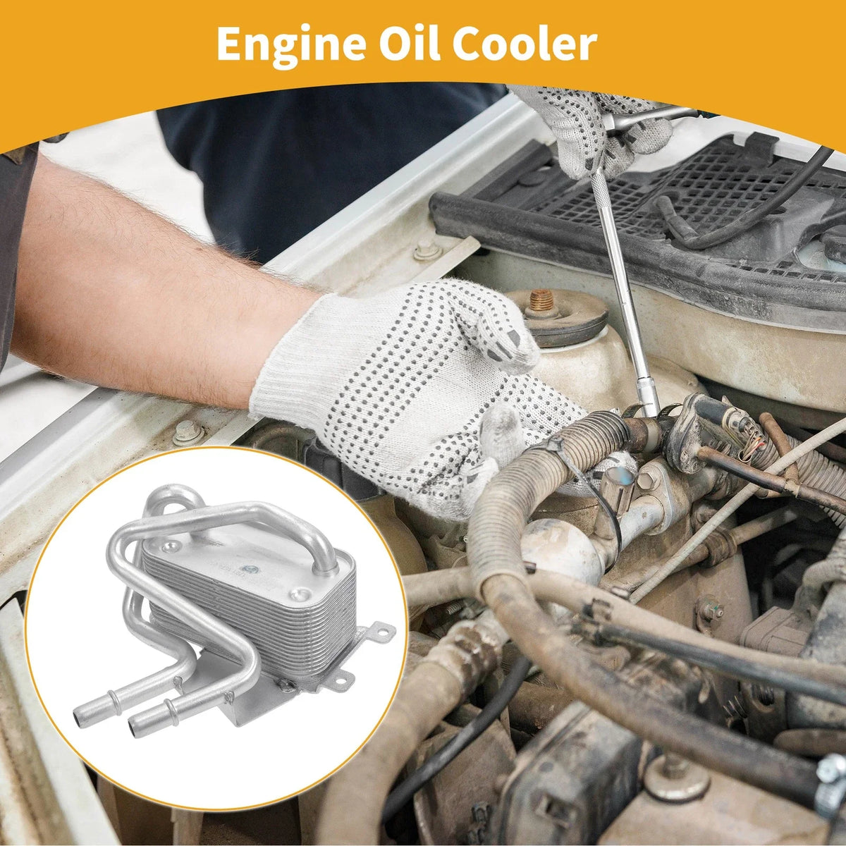 Engine Oil Cooler for BMW 7 Series (2003–2008) No. 11427625489