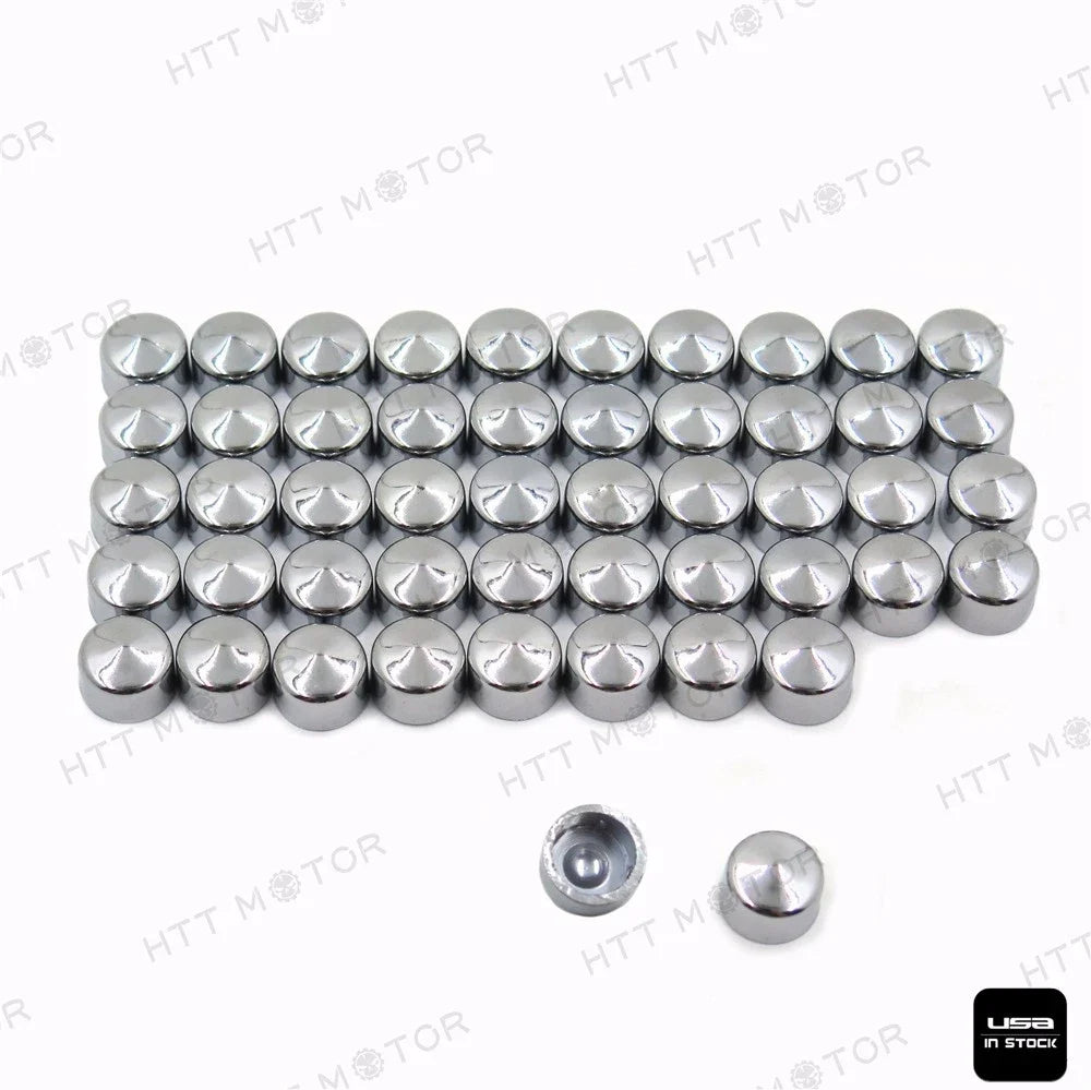 50 Piece Chrome Cap Dress Kit for Harley Touring (2007–2017)