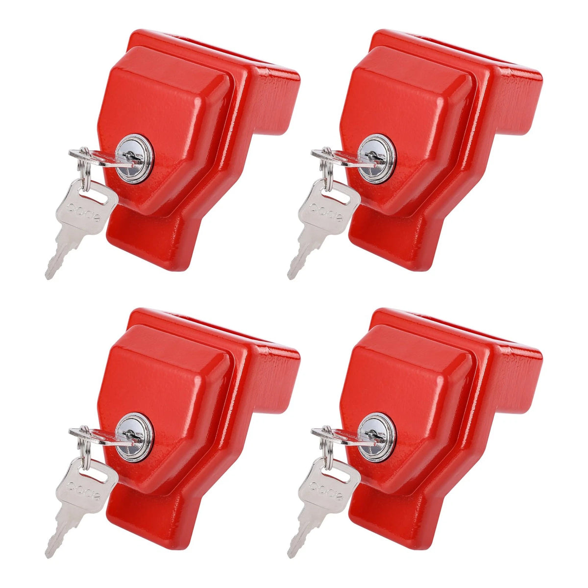 Set of 4 Heavy Duty Aluminum Glad Hand Locks for Air Brake Trailers