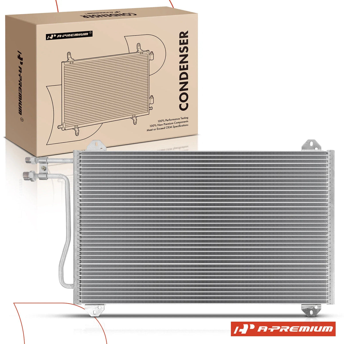 A/C Condenser with Bracket for Dodge Sprinter 2500 (2002–2006)