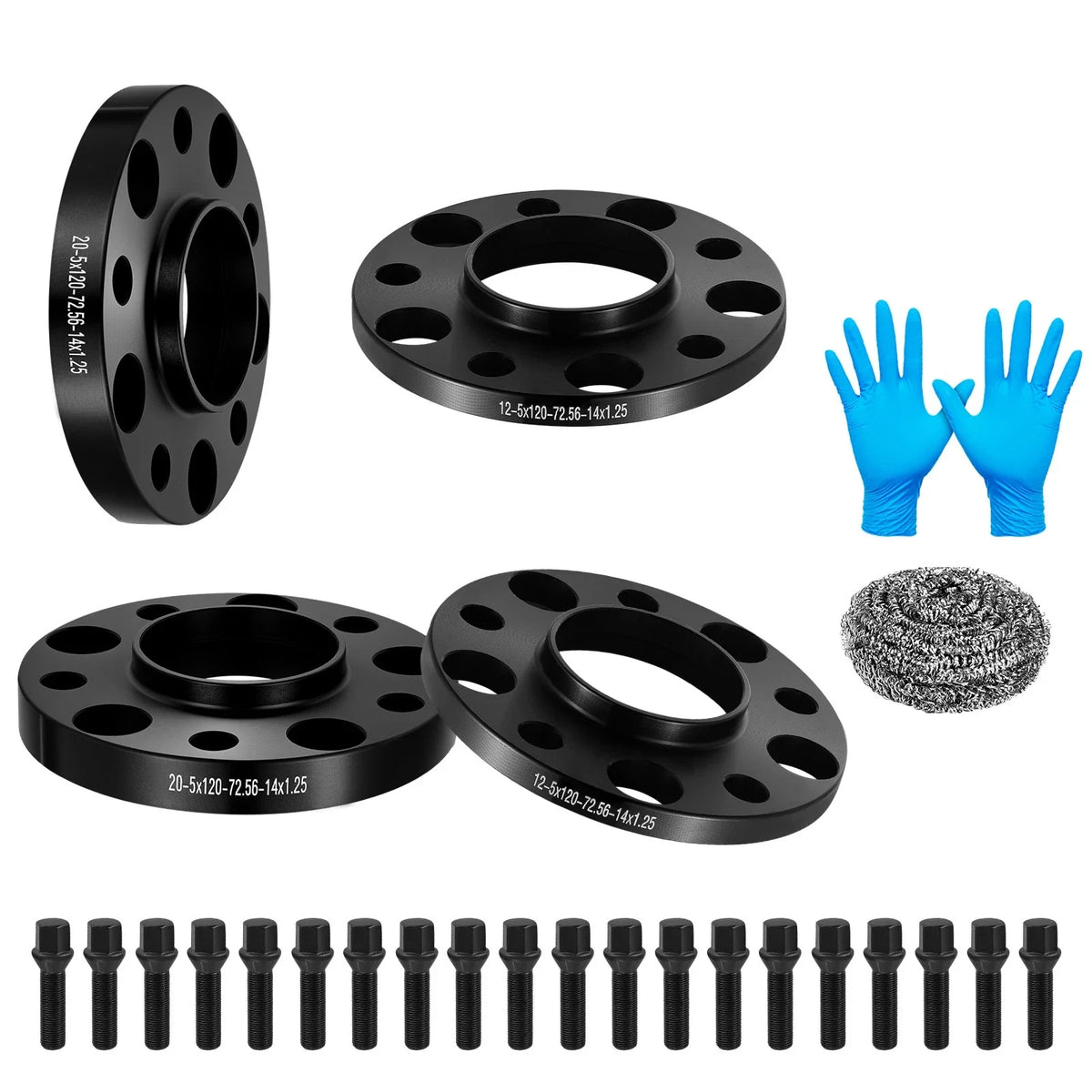 Hubcentric Wheel Spacers for BMW 528i xDrive (2010–2016) 5x120 14x1.25