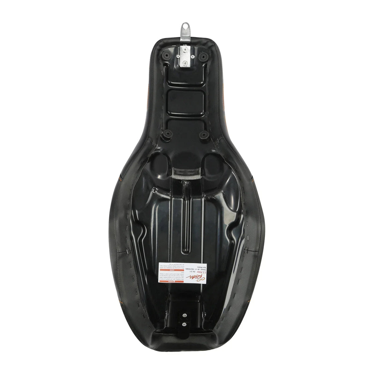 Black Brown Rider Passenger Seat for Harley Dyna Low Rider FXDL (2006-2017)