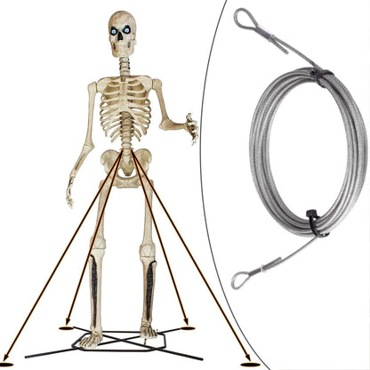 Tether Cable Guy Wire for Skeleton (12.5Ft)