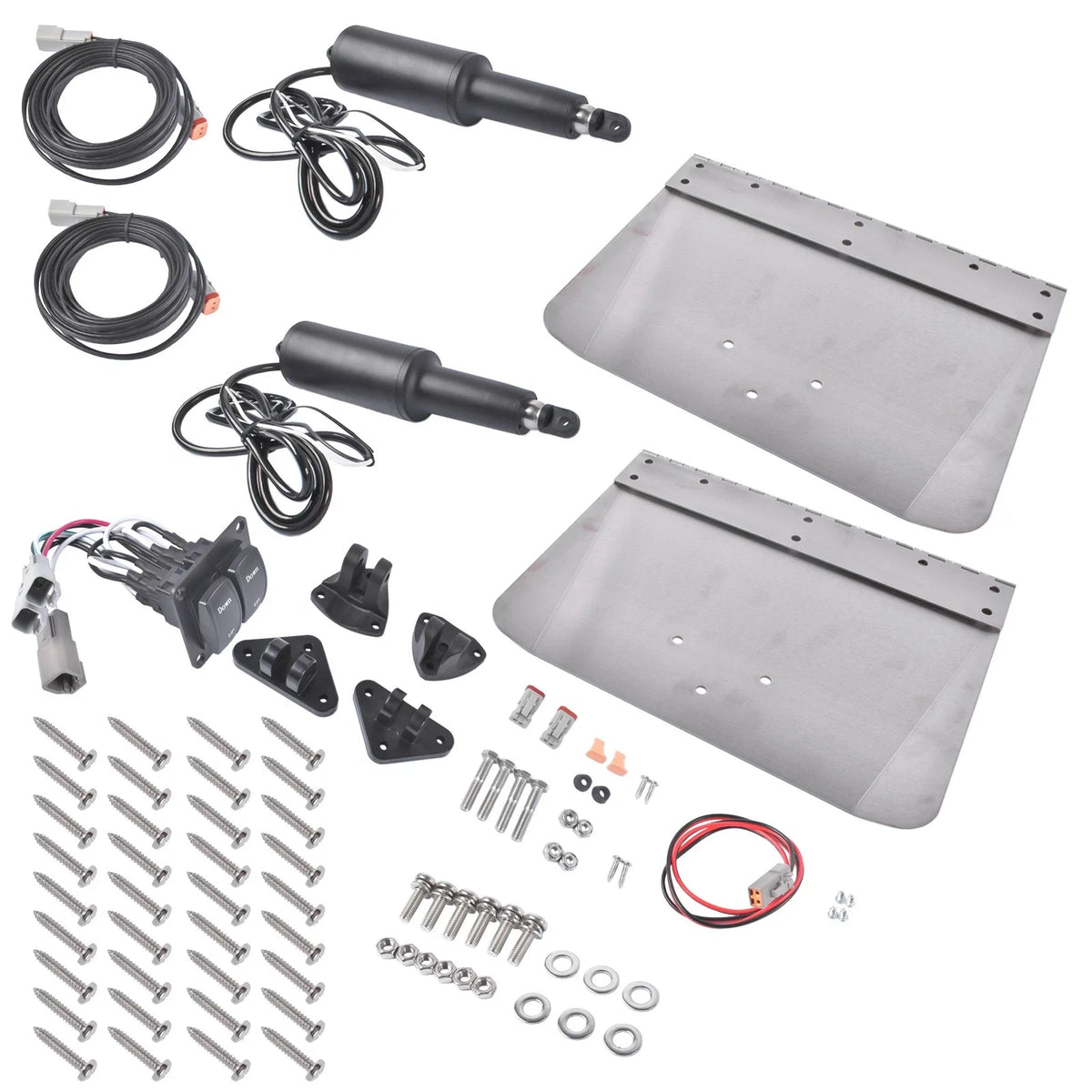 Electric Trim Tab Kit for 16-25ft Boat (Standard Mount)