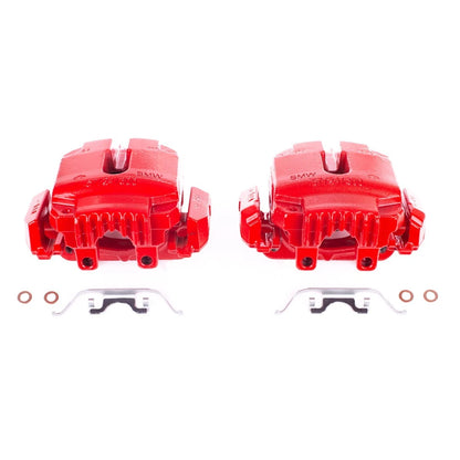 2X Powerstop S3242 Brake Calipers Front for BMW 328i 325i 2006–2007