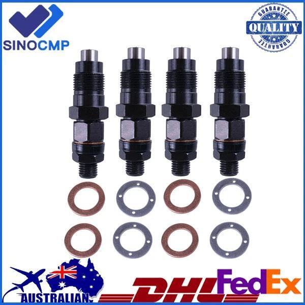 4 Diesel Fuel Injectors for Mazda Bravo Ford Courier 2.5L (WL WLT) 105078-0111